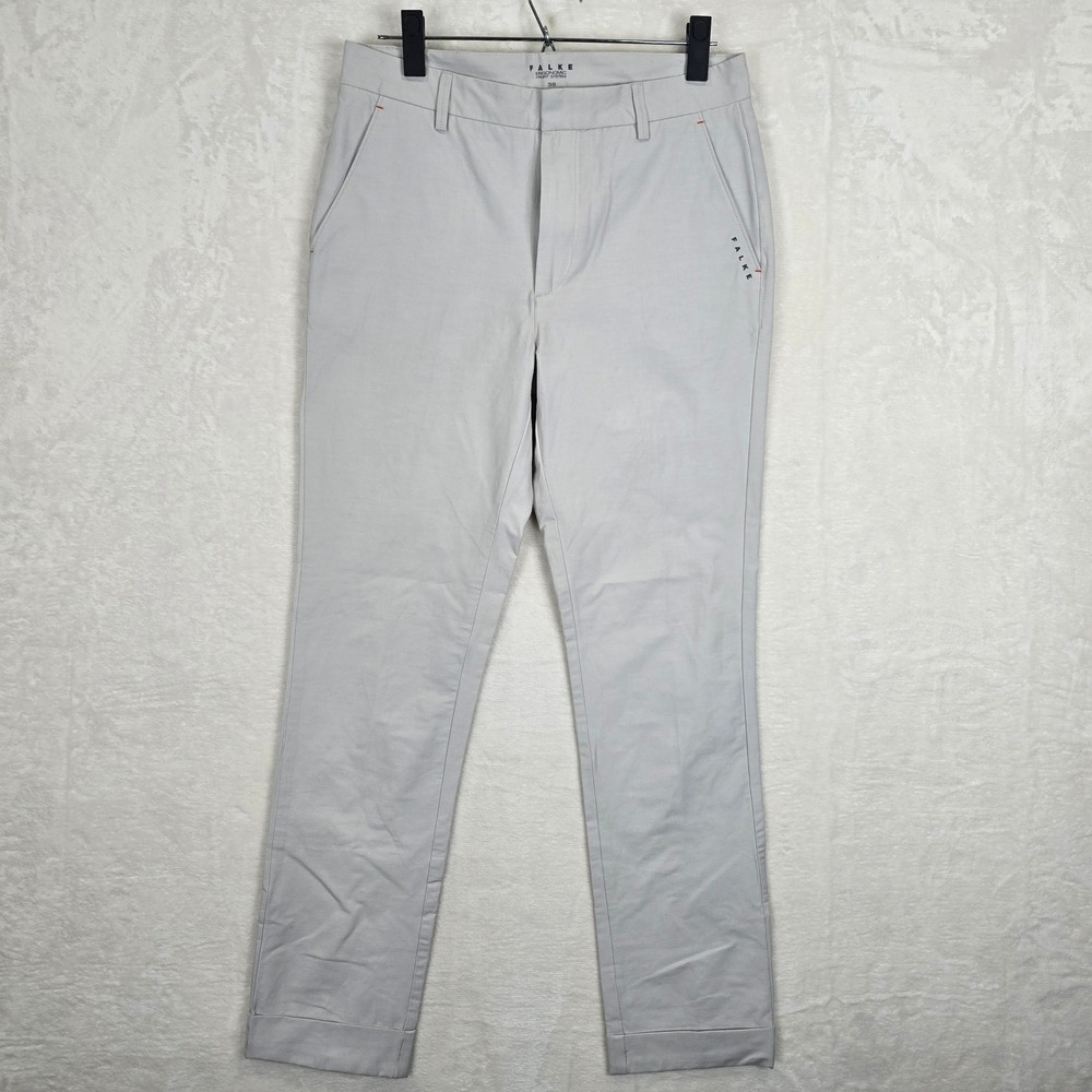 Falke Ergonomic Sport System Mens Grey Performance Chino Pants Portugal 30 × 31